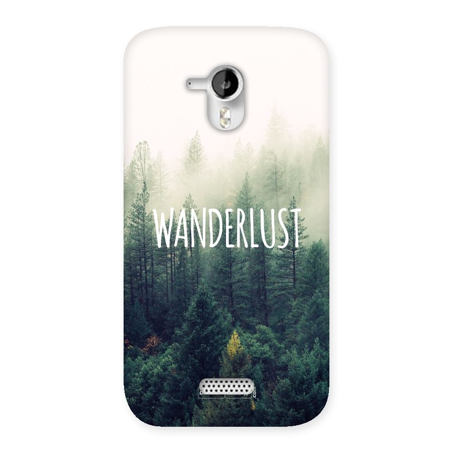 Wanderlust Back Case for Micromax Canvas HD A116