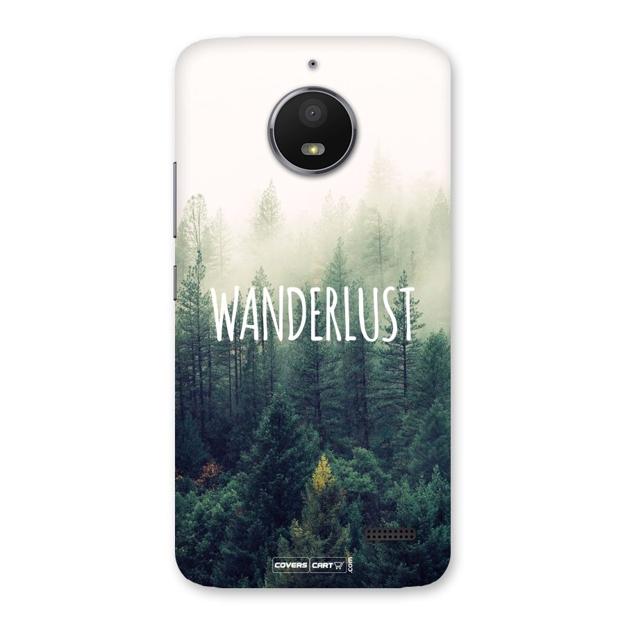 Wanderlust Back Case for Moto E4