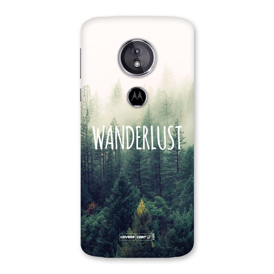 Wanderlust Back Case for Moto E5