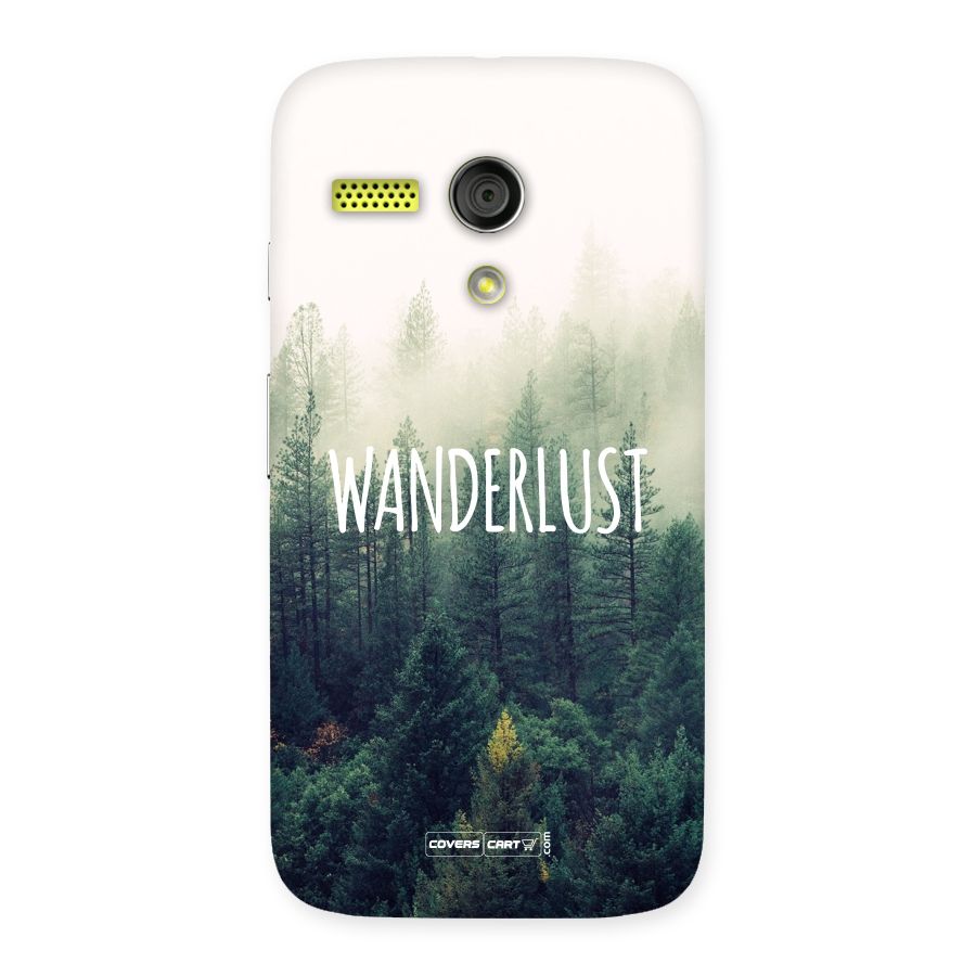 Wanderlust Back Case for Moto G