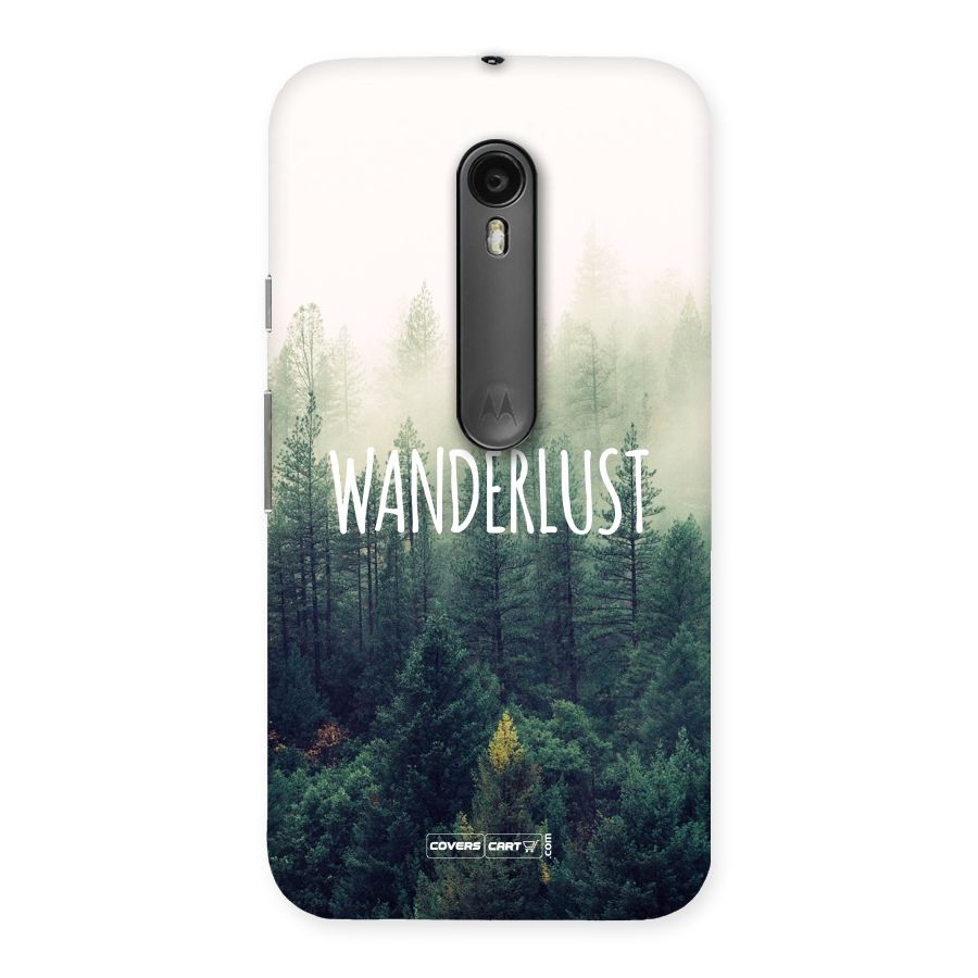 Wanderlust Back Case for Moto G3
