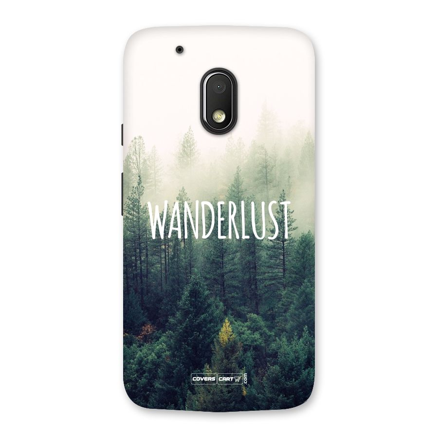 Wanderlust Back Case for Moto G4 Play