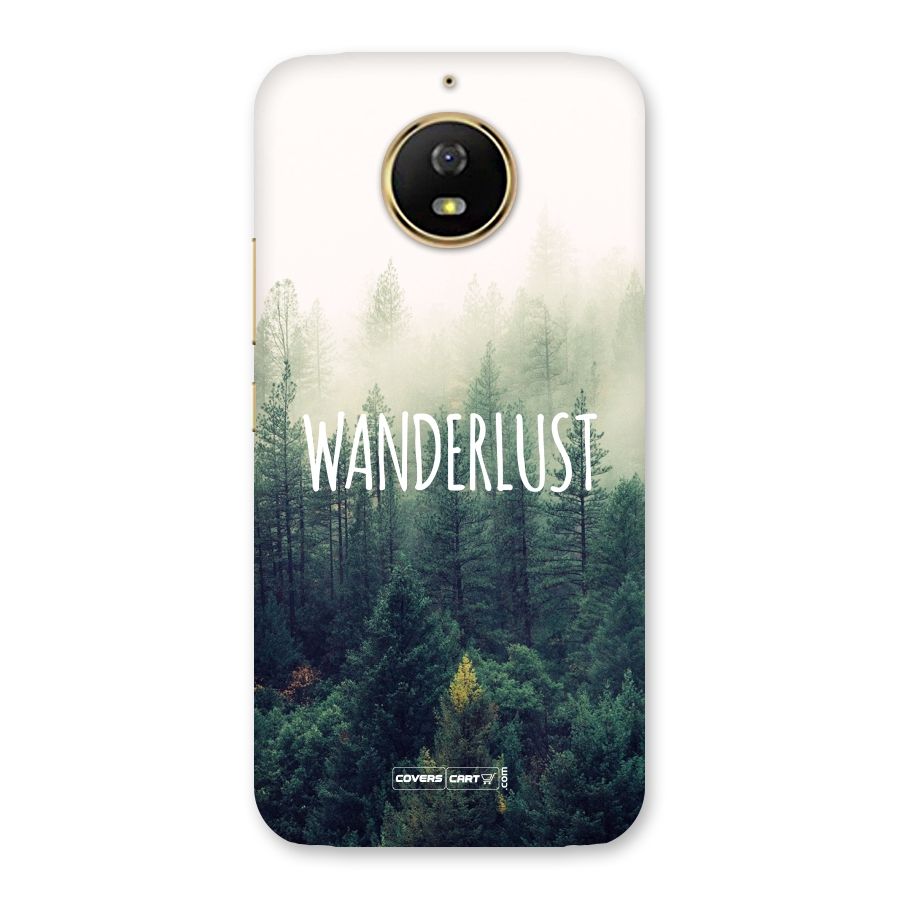 Wanderlust Back Case for Moto G5s