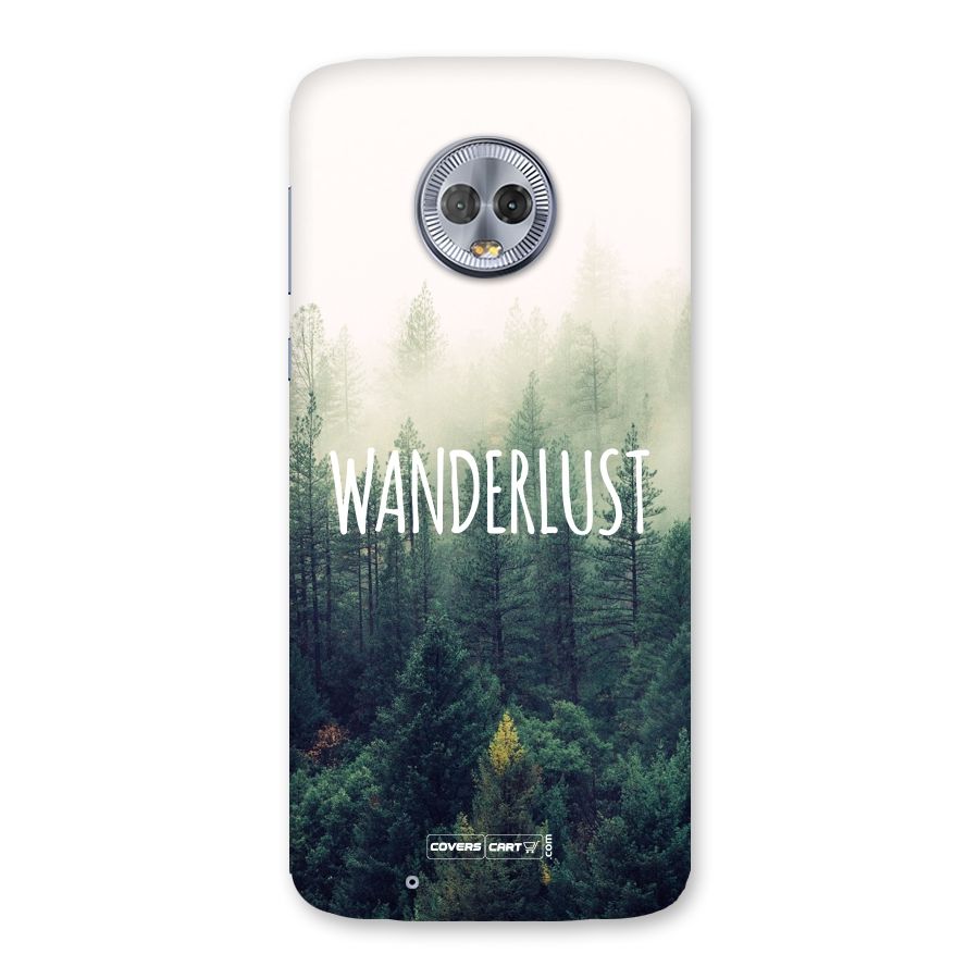 Wanderlust Back Case for Moto G6