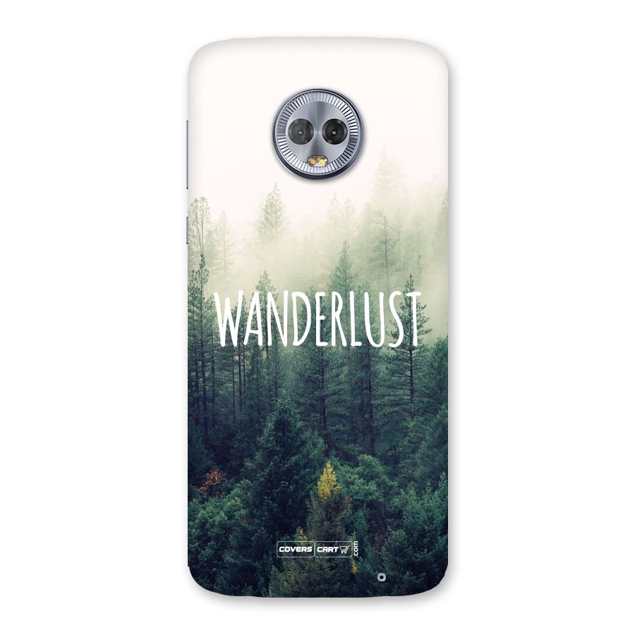 Wanderlust Back Case for Moto G6 Plus