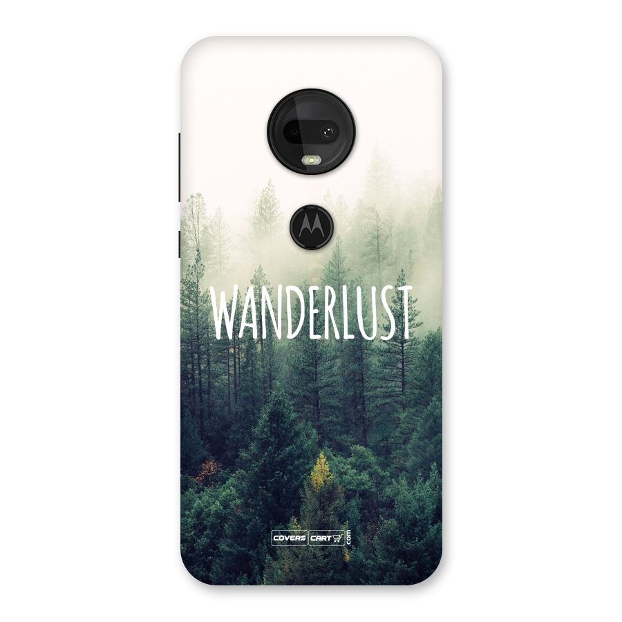 Wanderlust Back Case for Moto G7