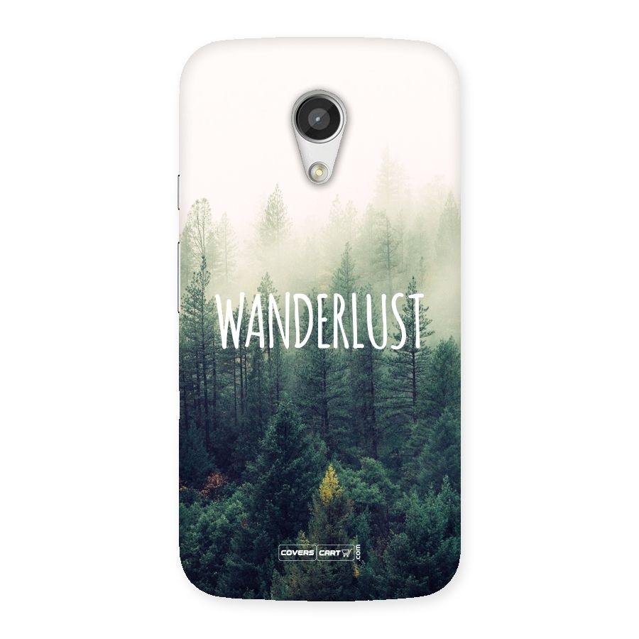 Wanderlust Back Case for Moto G 2nd Gen