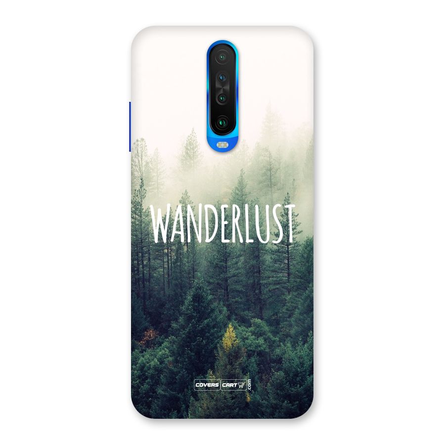 Wanderlust Back Case for Poco X2