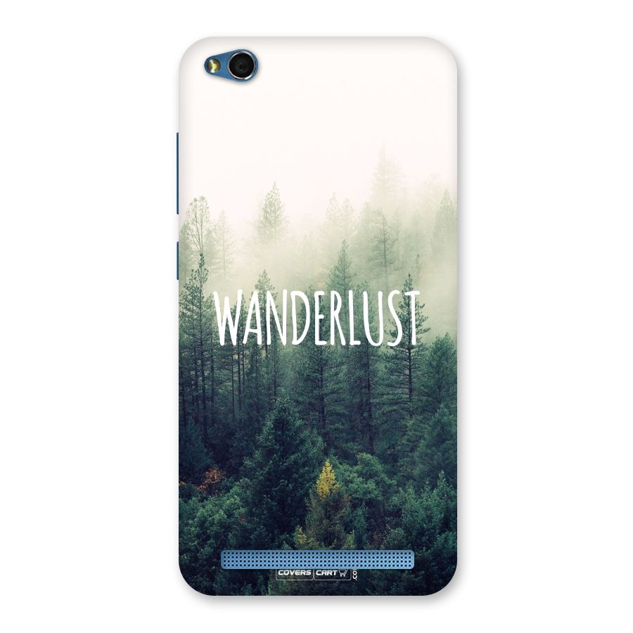 Wanderlust Back Case for Redmi 5A
