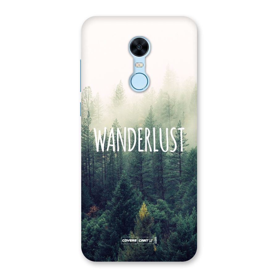 Wanderlust Back Case for Redmi Note 5