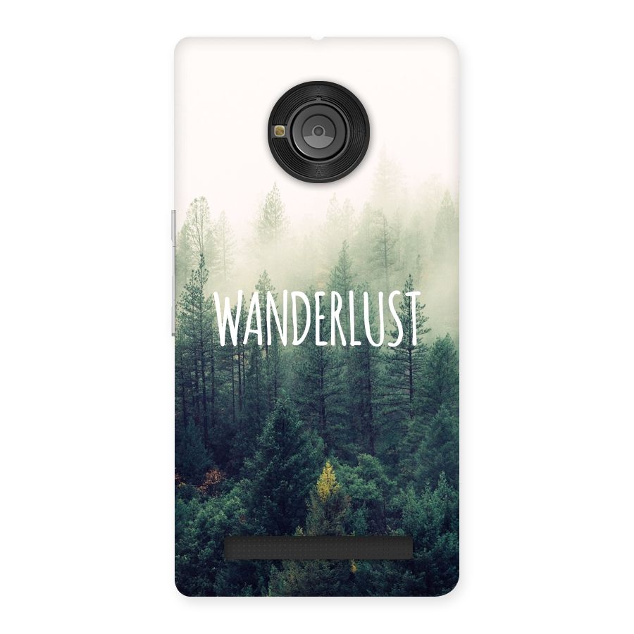 Wanderlust Back Case for Yu Yuphoria
