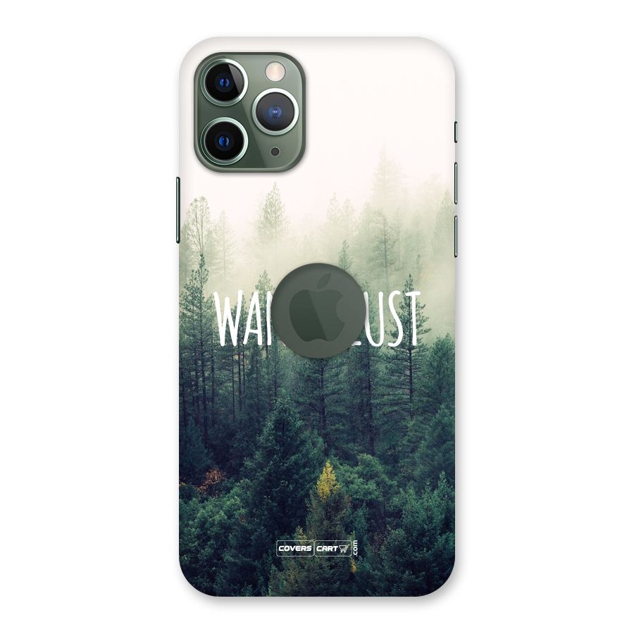 Wanderlust Back Case for iPhone 11 Pro Logo  Cut