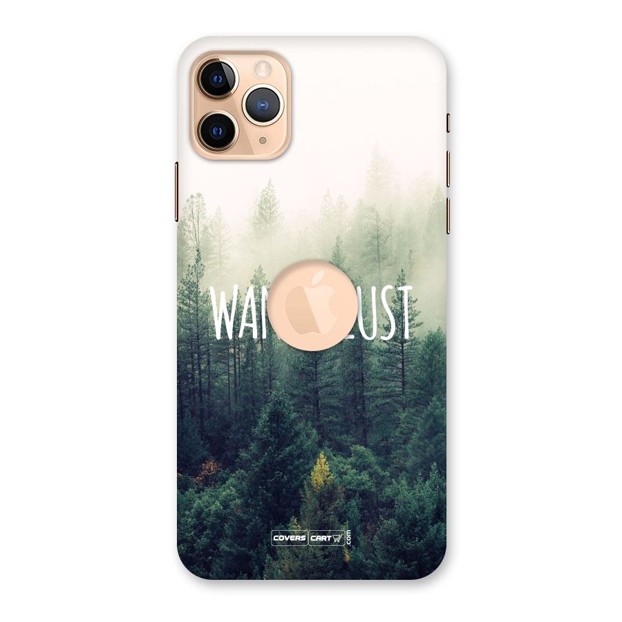 Wanderlust Back Case for iPhone 11 Pro Max Logo Cut