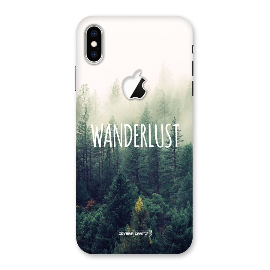 Wanderlust Back Case for iPhone XS Max Apple Cut