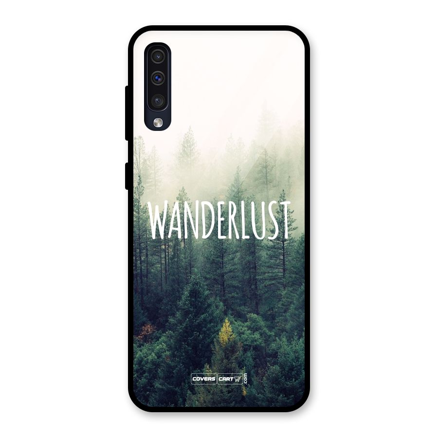 Wanderlust Glass Back Case for Galaxy A30s