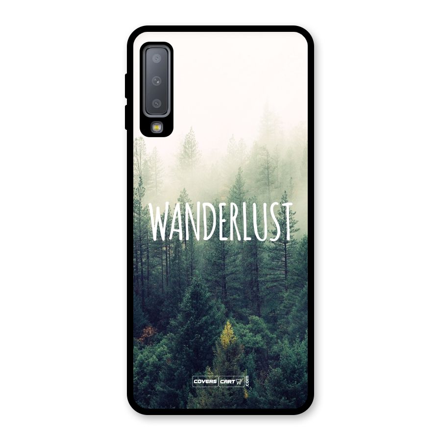 Wanderlust Glass Back Case for Galaxy A7 (2018)