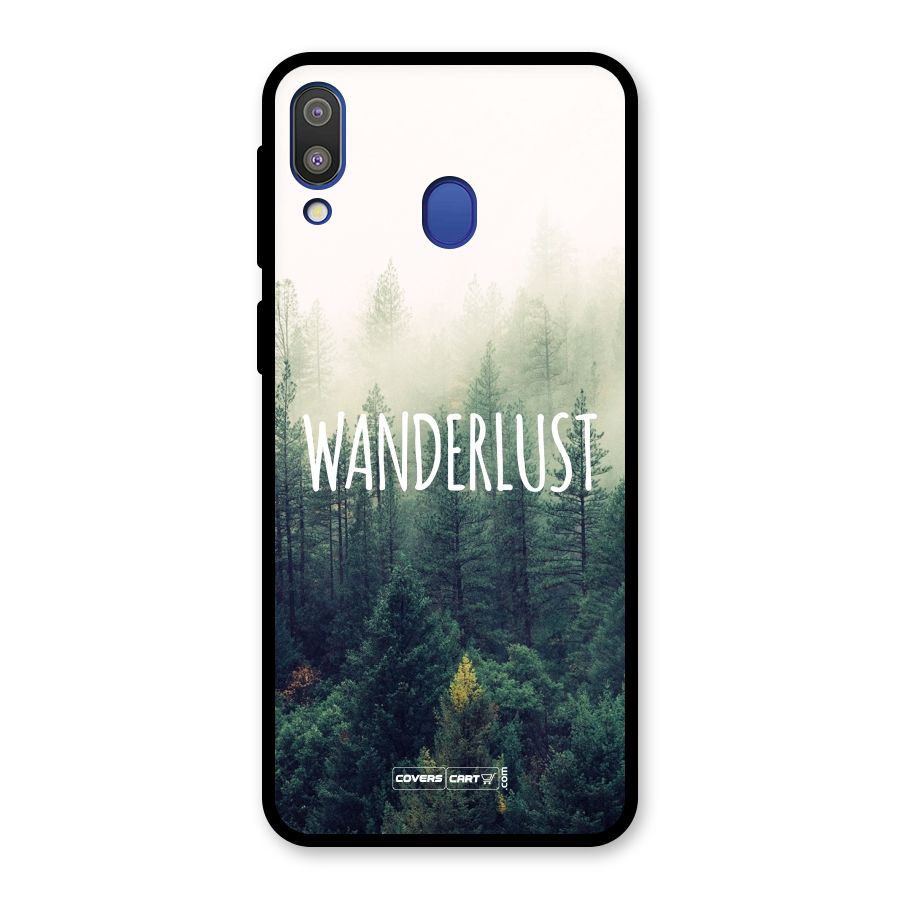 Wanderlust Glass Back Case for Galaxy M20