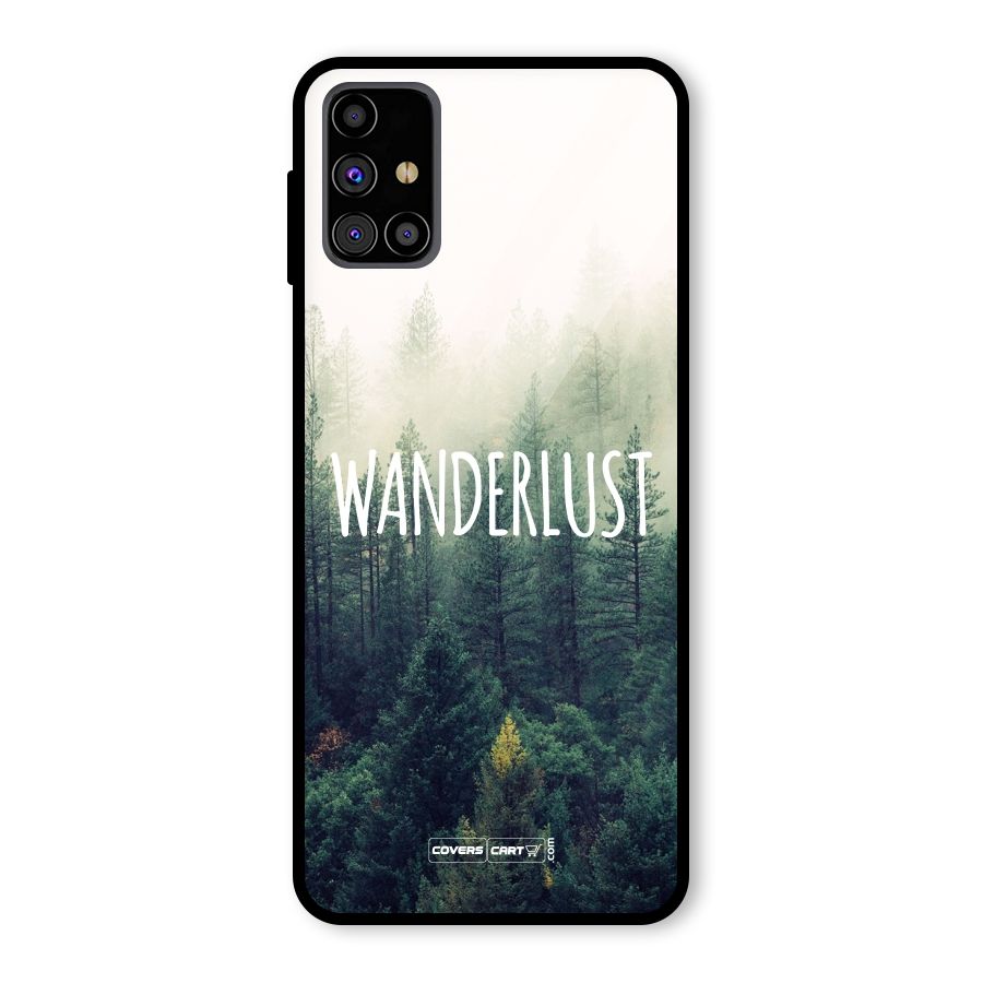 Wanderlust Glass Back Case for Galaxy M31s