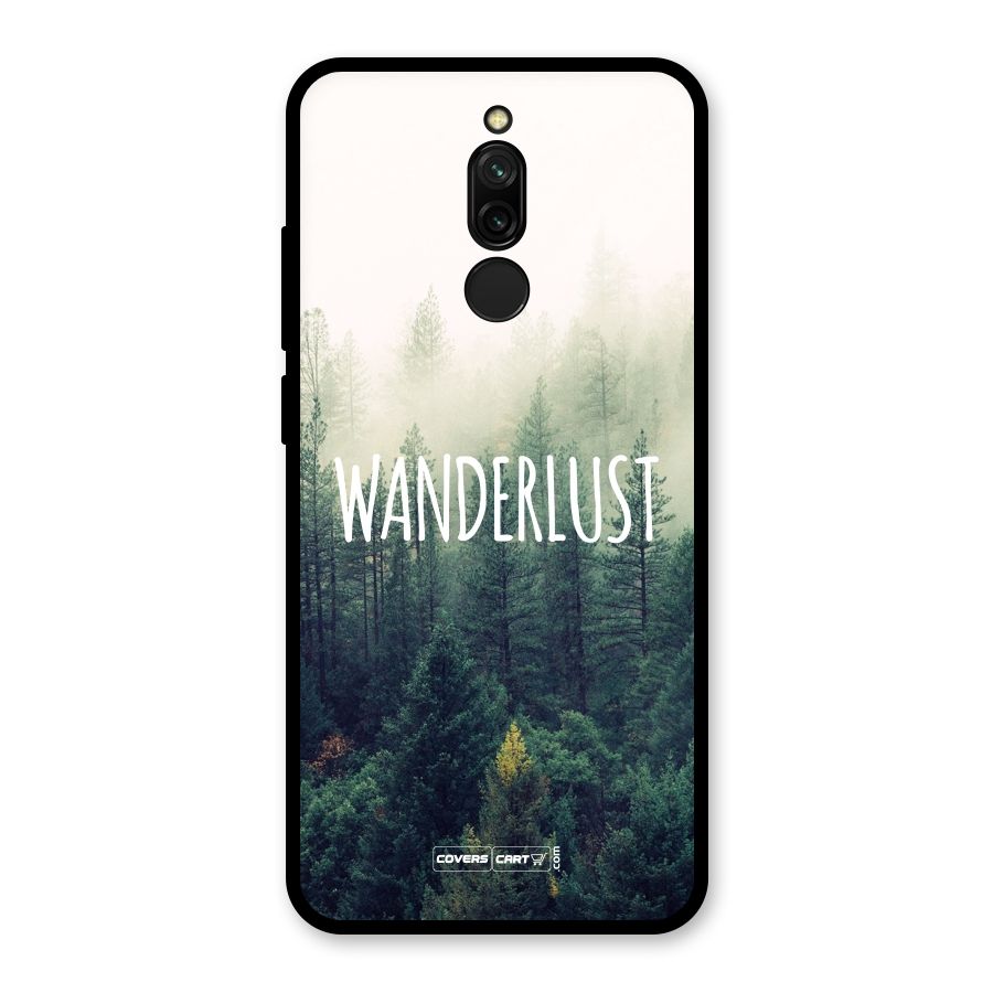 Wanderlust Glass Back Case for Redmi 8