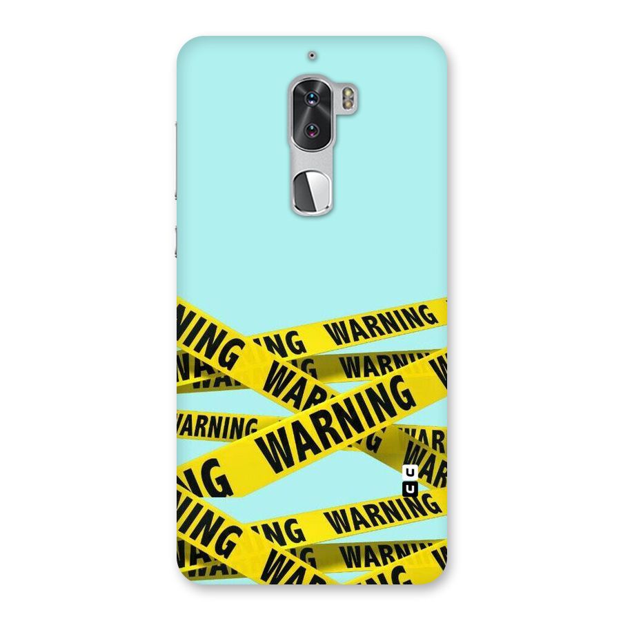 Warning Design Back Case for Coolpad Cool 1
