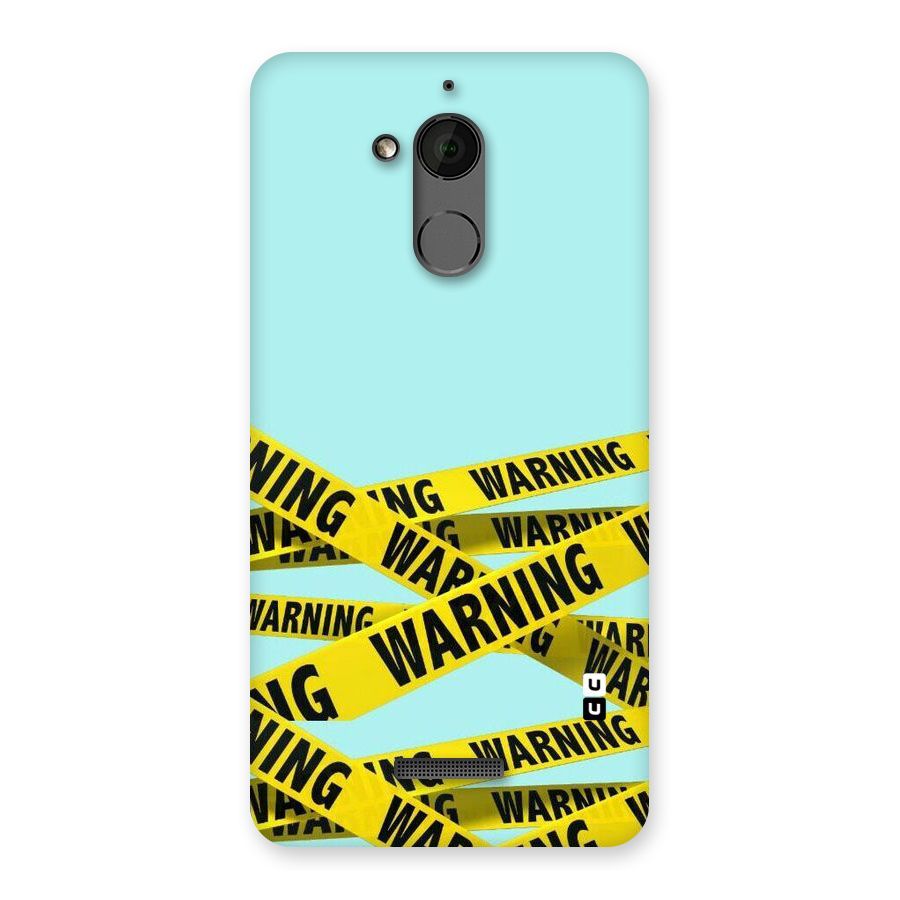 Warning Design Back Case for Coolpad Note 5