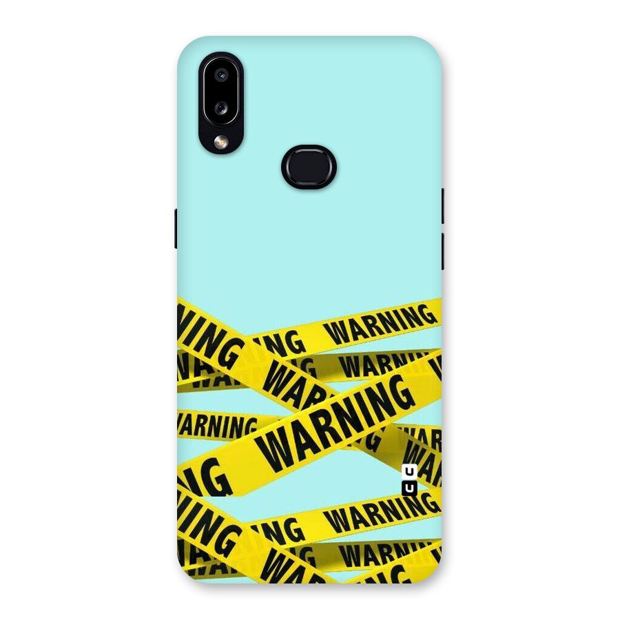 Warning Design Back Case for Galaxy A10s