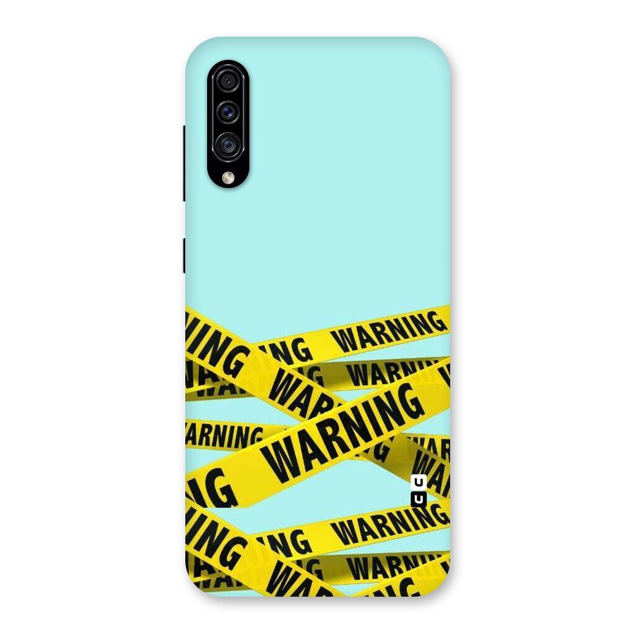 Warning Design Back Case for Galaxy A30s
