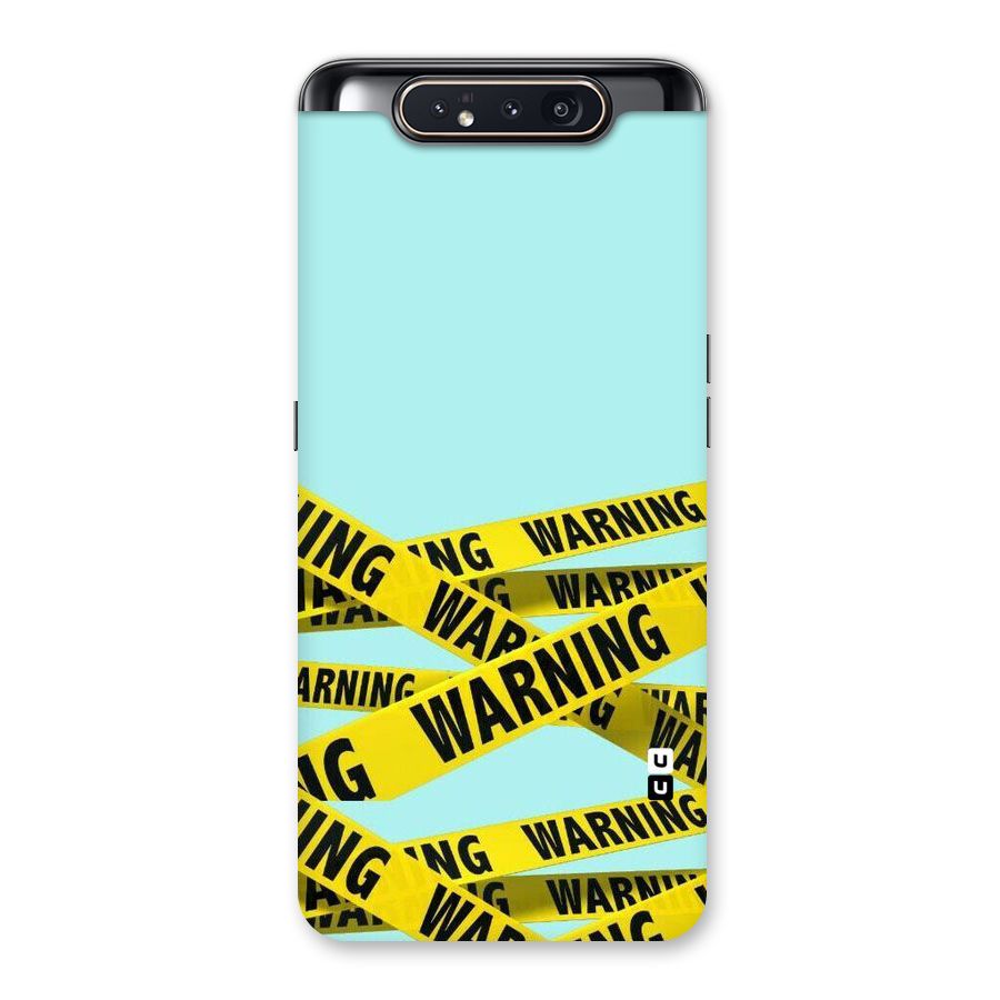 Warning Design Back Case for Galaxy A80