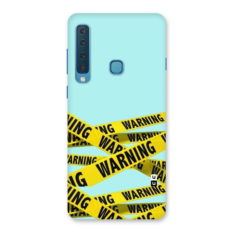 Warning Design Back Case for Galaxy A9 (2018)