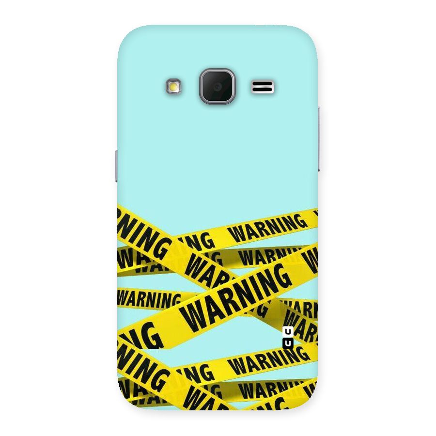 Warning Design Back Case for Galaxy Core Prime