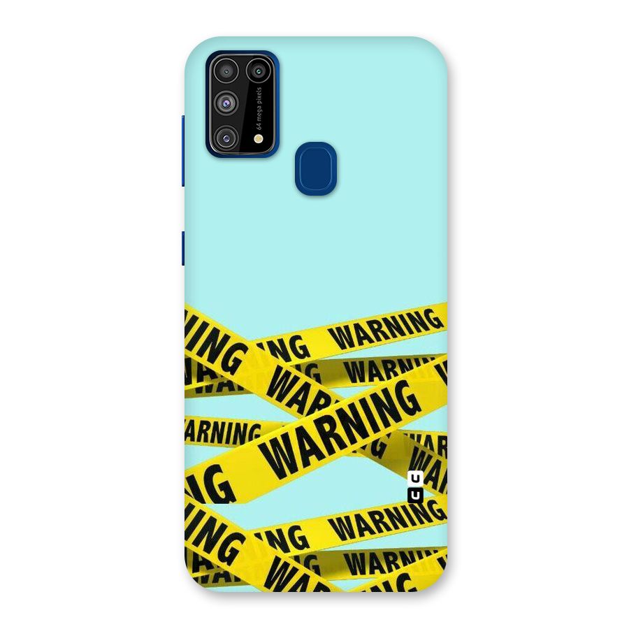 Warning Design Back Case for Galaxy F41