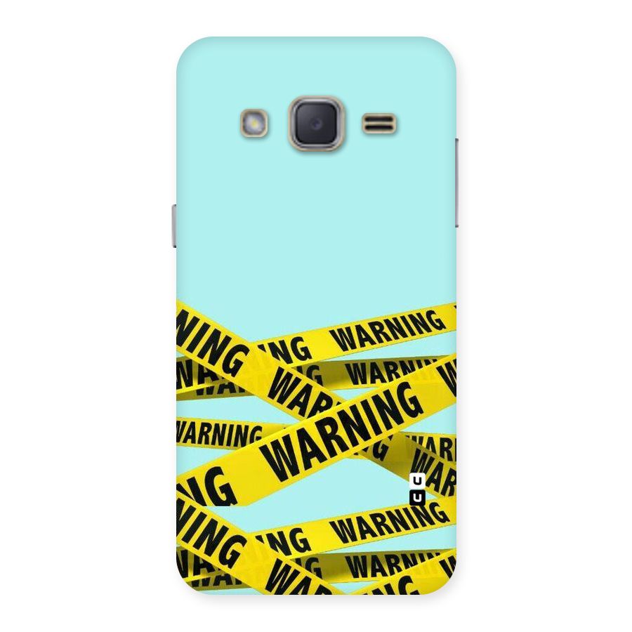 Warning Design Back Case for Galaxy J2