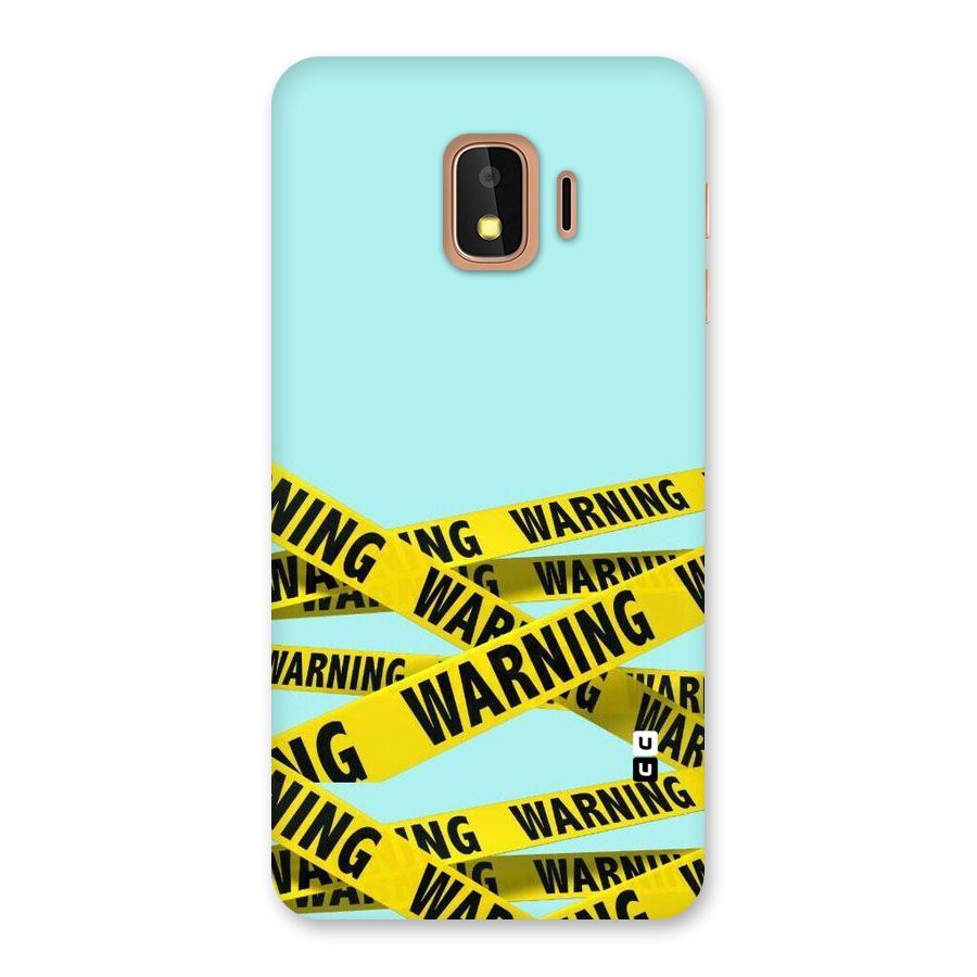 Warning Design Back Case for Galaxy J2 Core