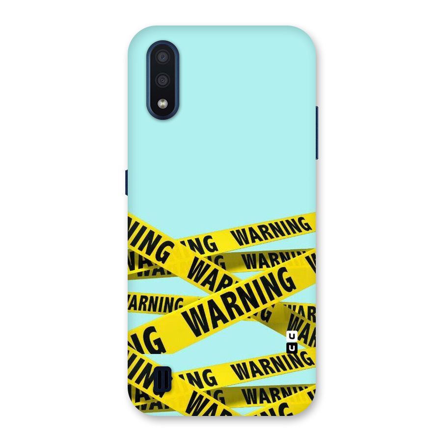 Warning Design Back Case for Galaxy M01