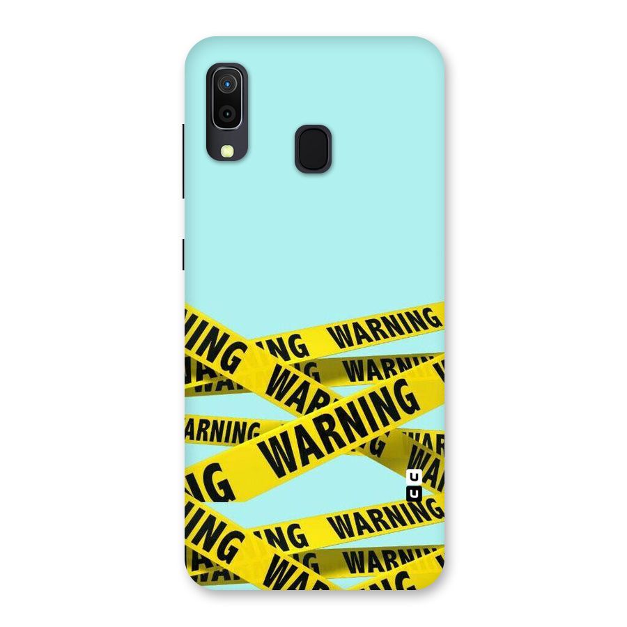 Warning Design Back Case for Galaxy M10s