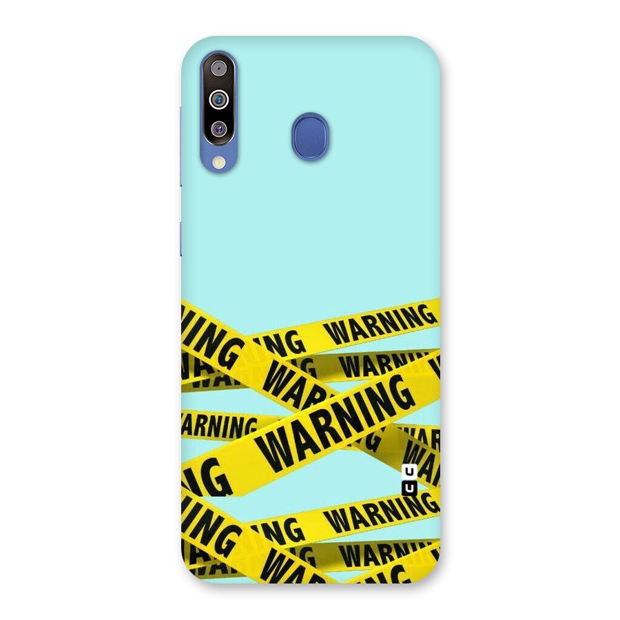 Warning Design Back Case for Galaxy M30