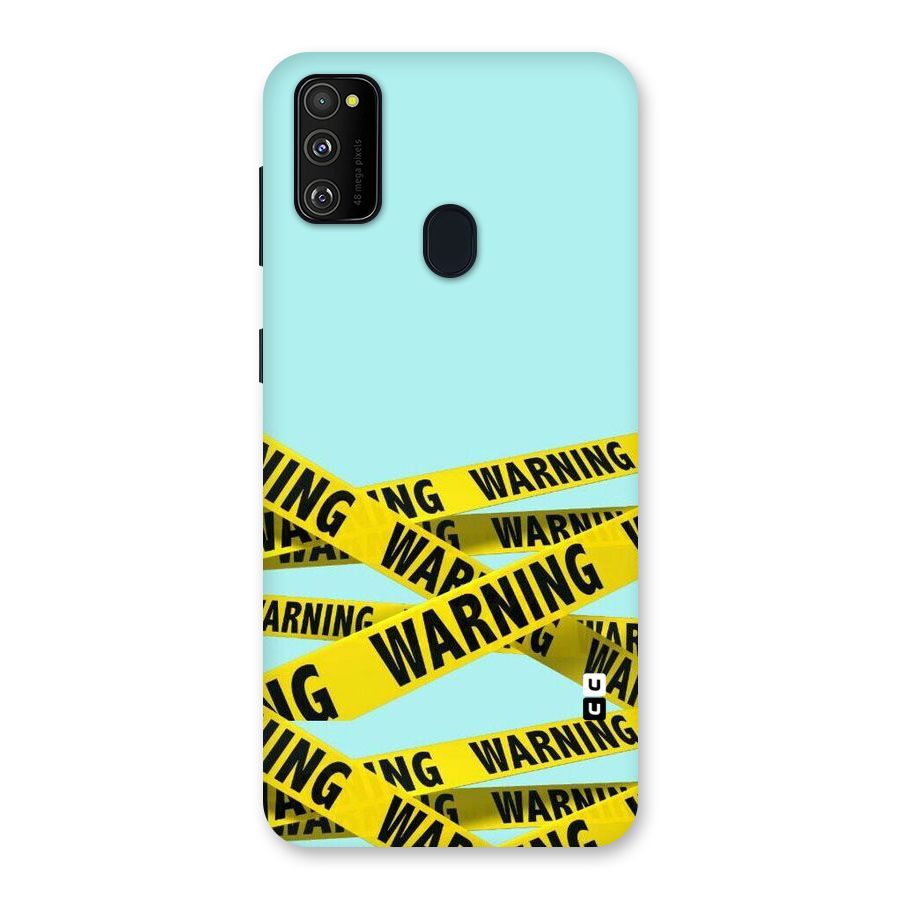 Warning Design Back Case for Galaxy M30s