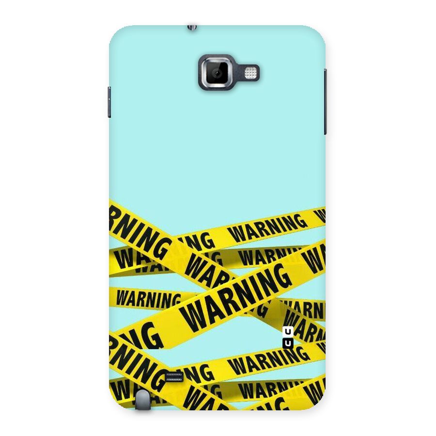 Warning Design Back Case for Galaxy Note