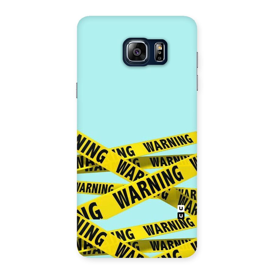 Warning Design Back Case for Galaxy Note 5