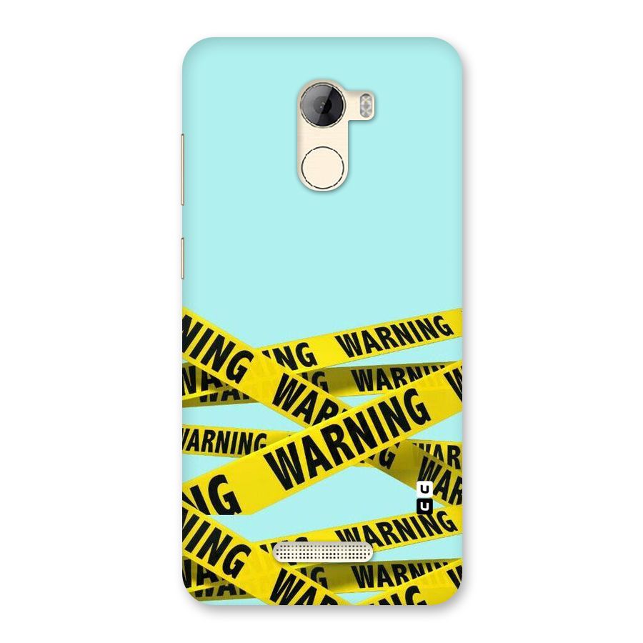 Warning Design Back Case for Gionee A1 LIte