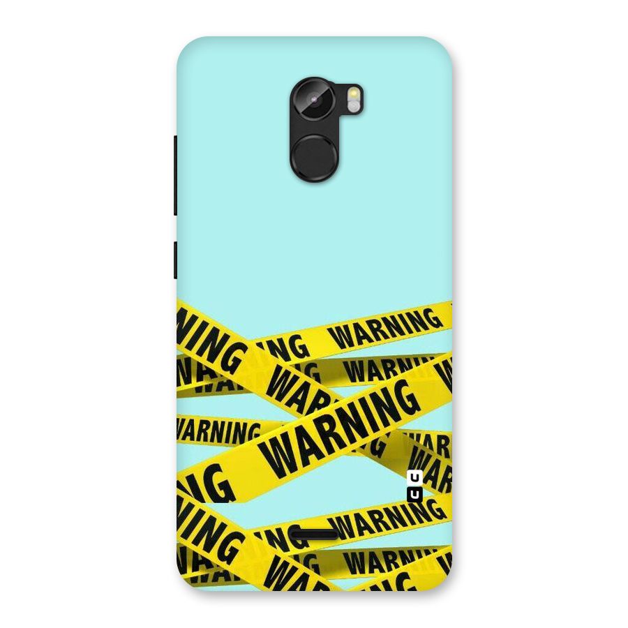 Warning Design Back Case for Gionee X1