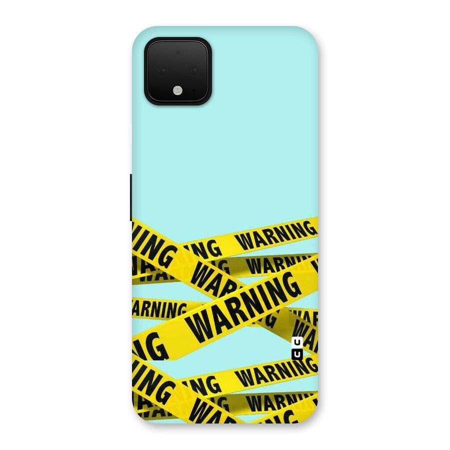 Warning Design Back Case for Google Pixel 4 XL