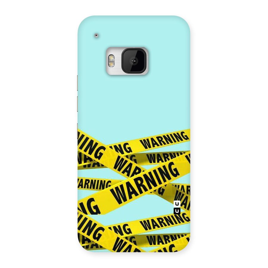 Warning Design Back Case for HTC One M9