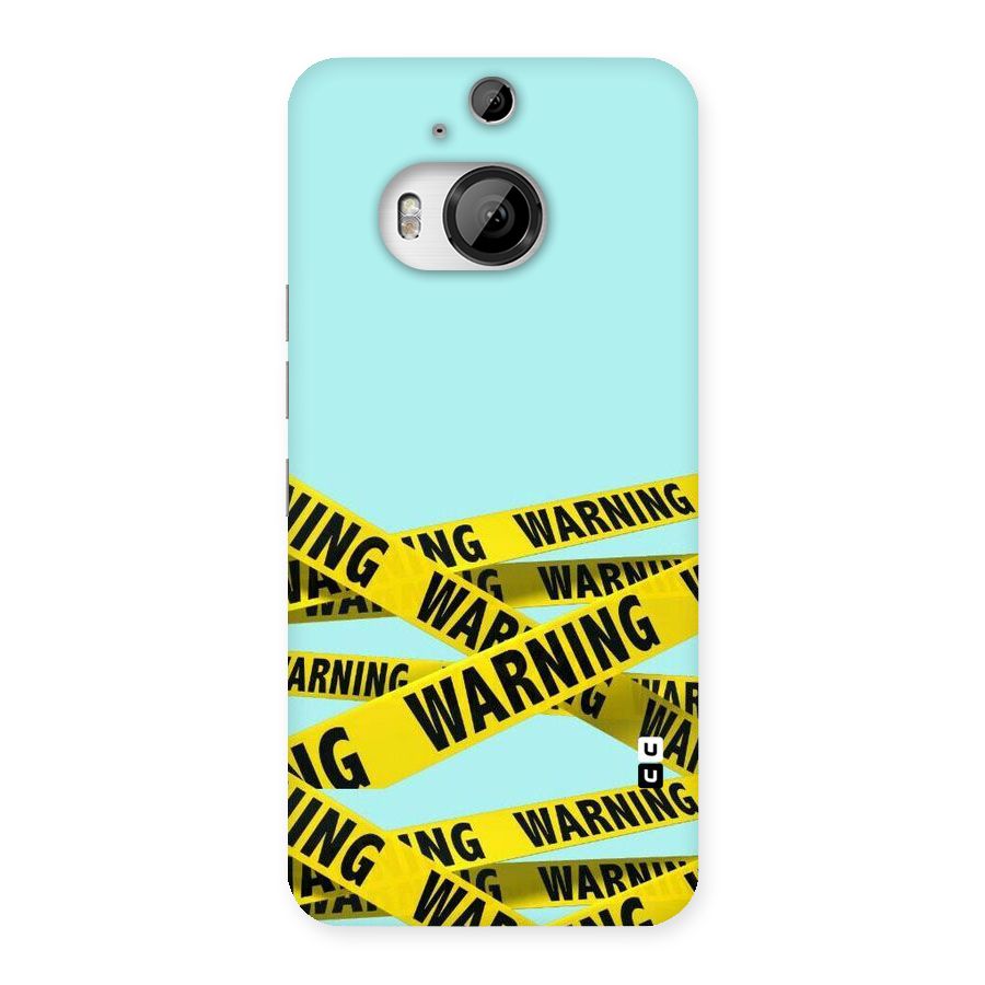Warning Design Back Case for HTC One M9 Plus