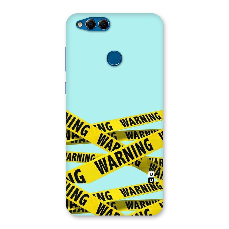Warning Design Back Case for Honor 7X
