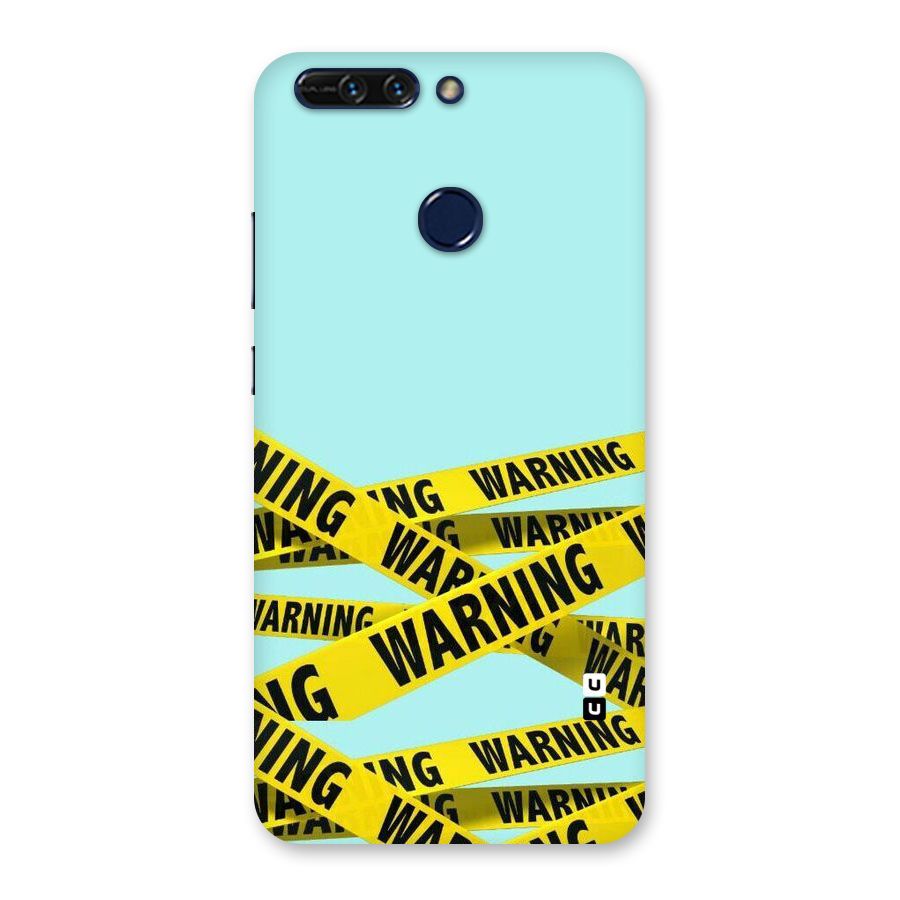 Warning Design Back Case for Honor 8 Pro