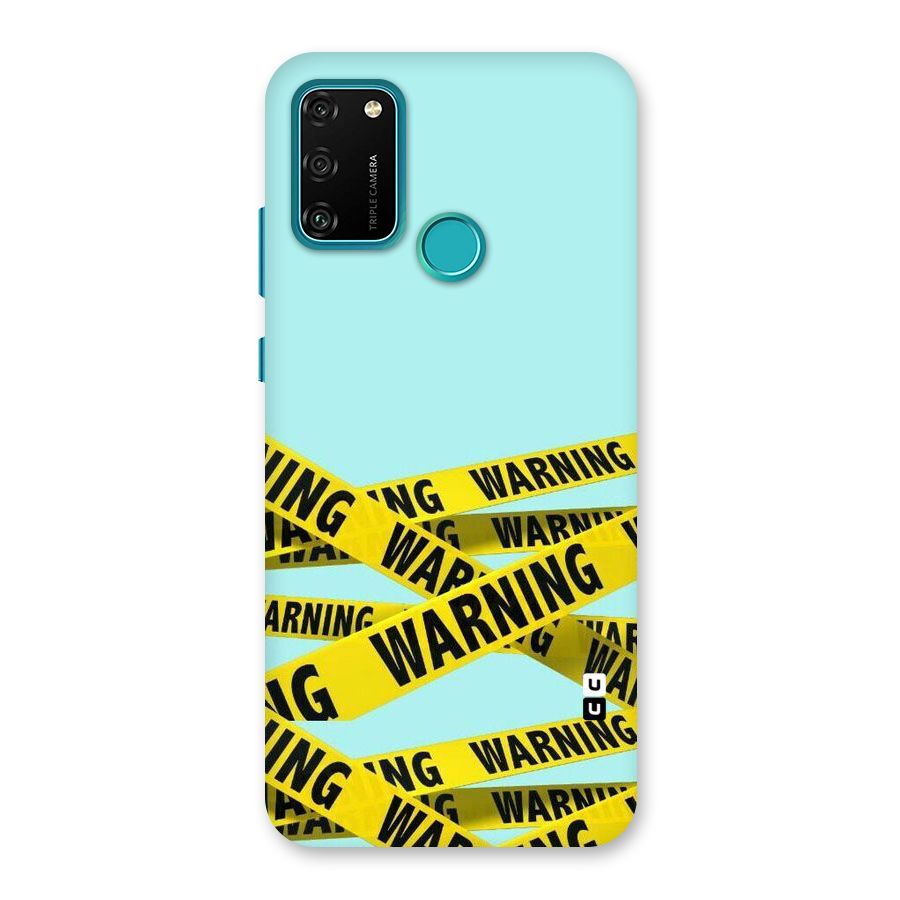 Warning Design Back Case for Honor 9A