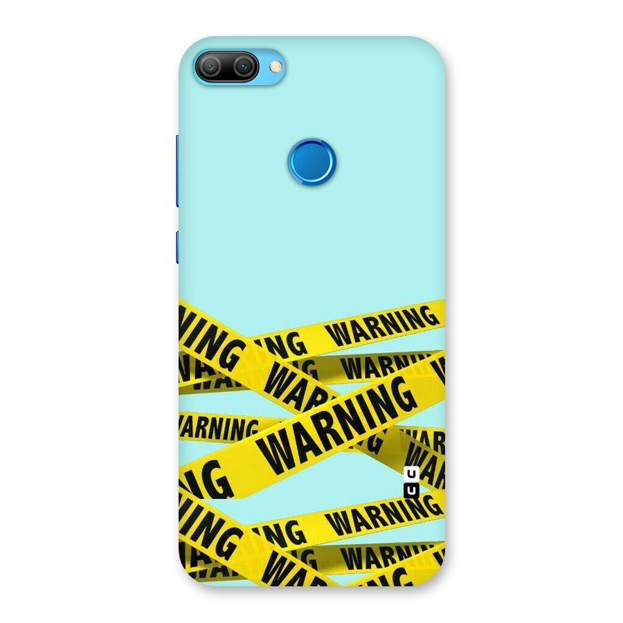Warning Design Back Case for Honor 9N