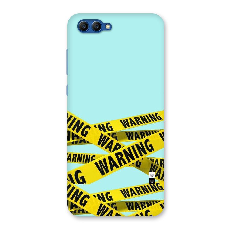 Warning Design Back Case for Honor View 10