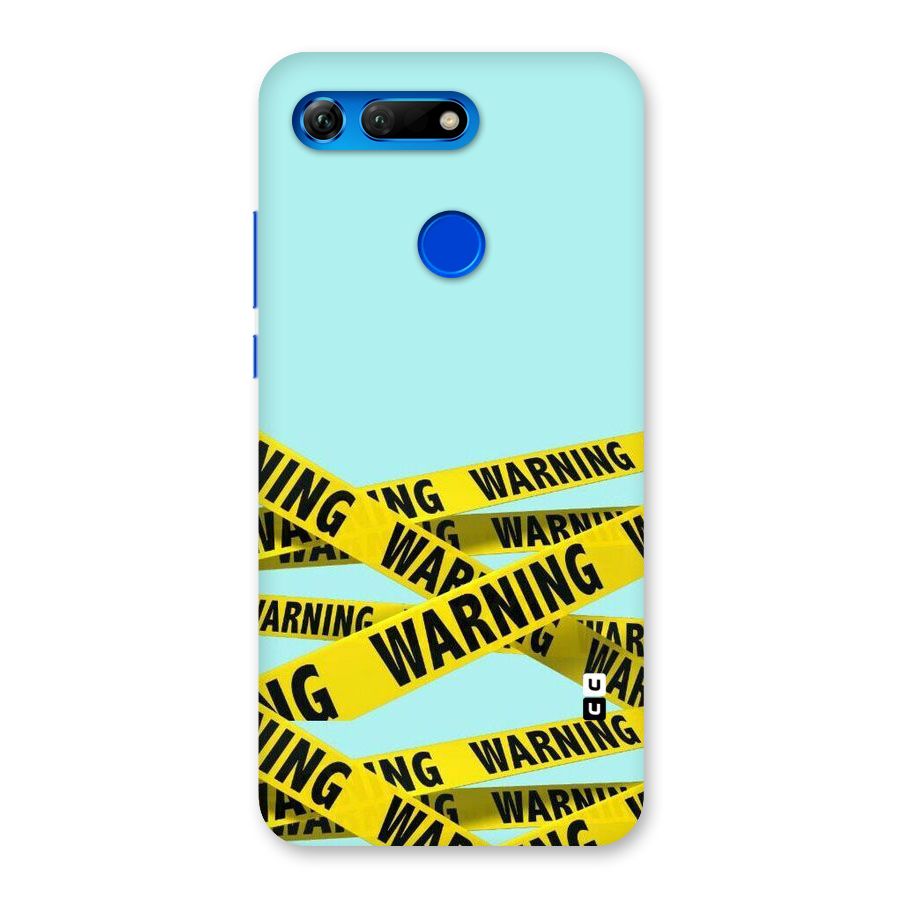 Warning Design Back Case for Honor View 20
